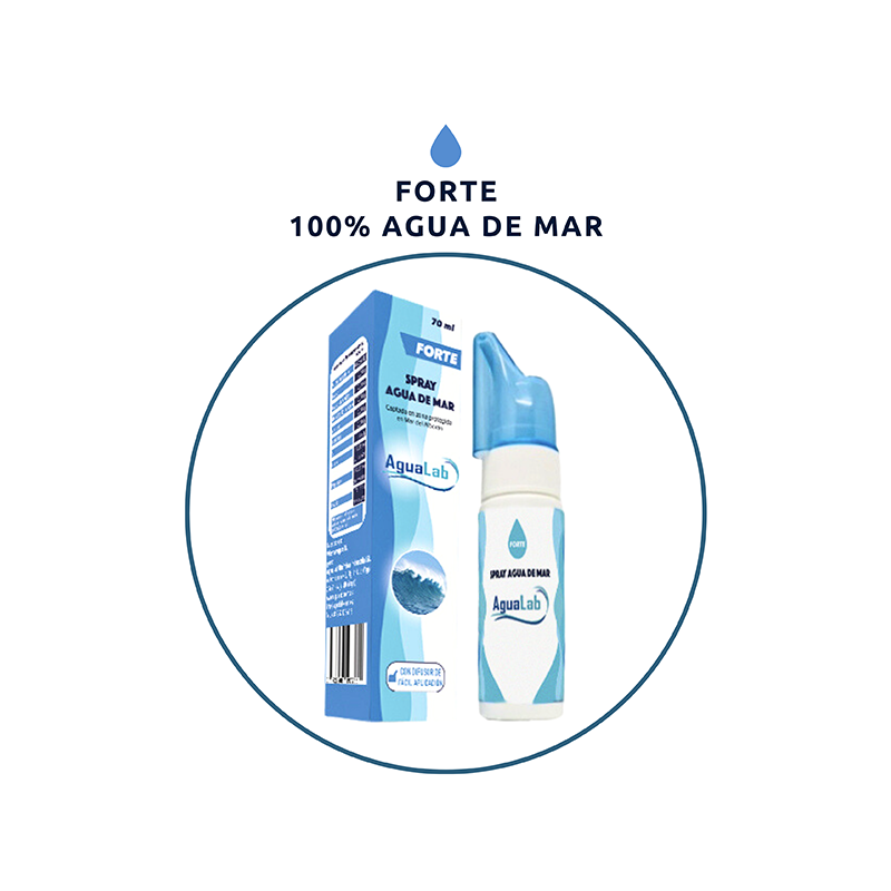 Spray Nasal Agua de Mar FORTE Pack de 12 - Agualab