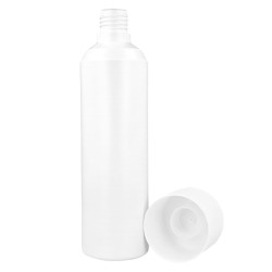 Bottiglia Cilindrica Bianca In HDPE Da 500 Ml